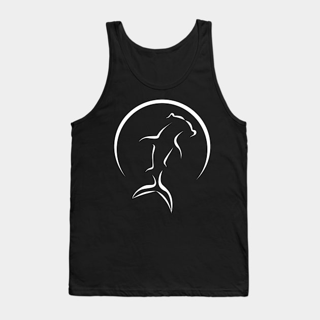 Hammerhead Shark Symbol Tank Top by ThyShirtProject - Affiliate